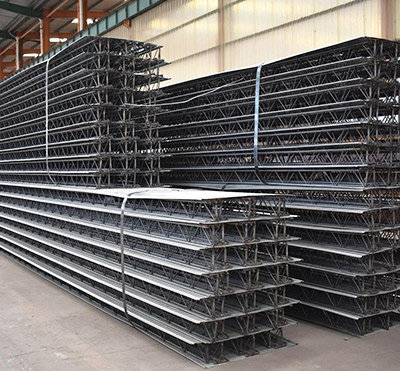 鋼筋桁架樓承板施工遇到斜角的解決措施